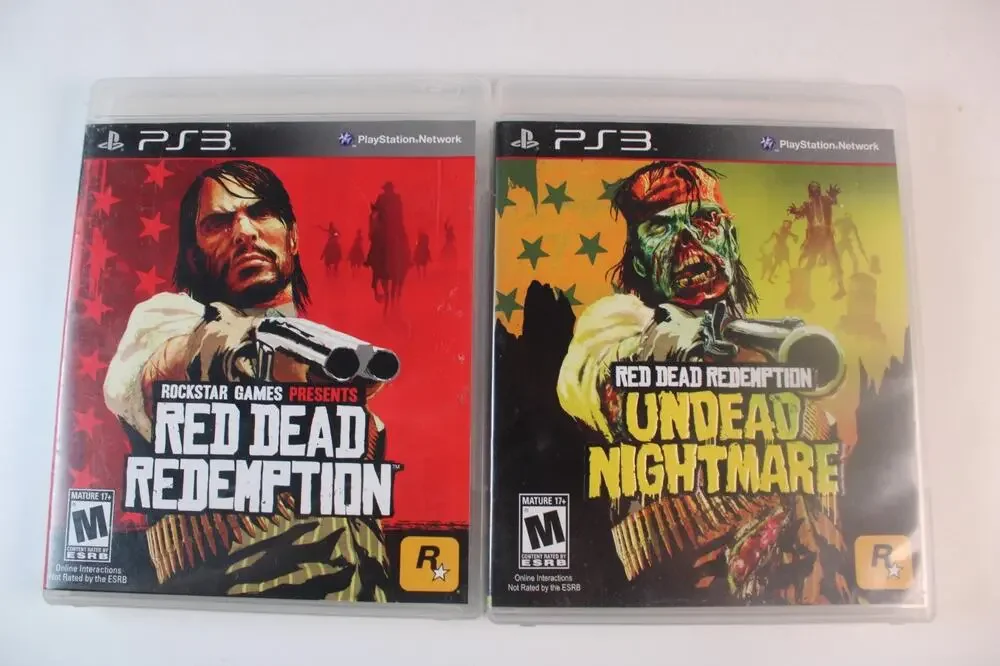 Red Dead Redemption / RDR Undead Nightmare 2 Game Lot (Sony PlayStation 3, PS3)